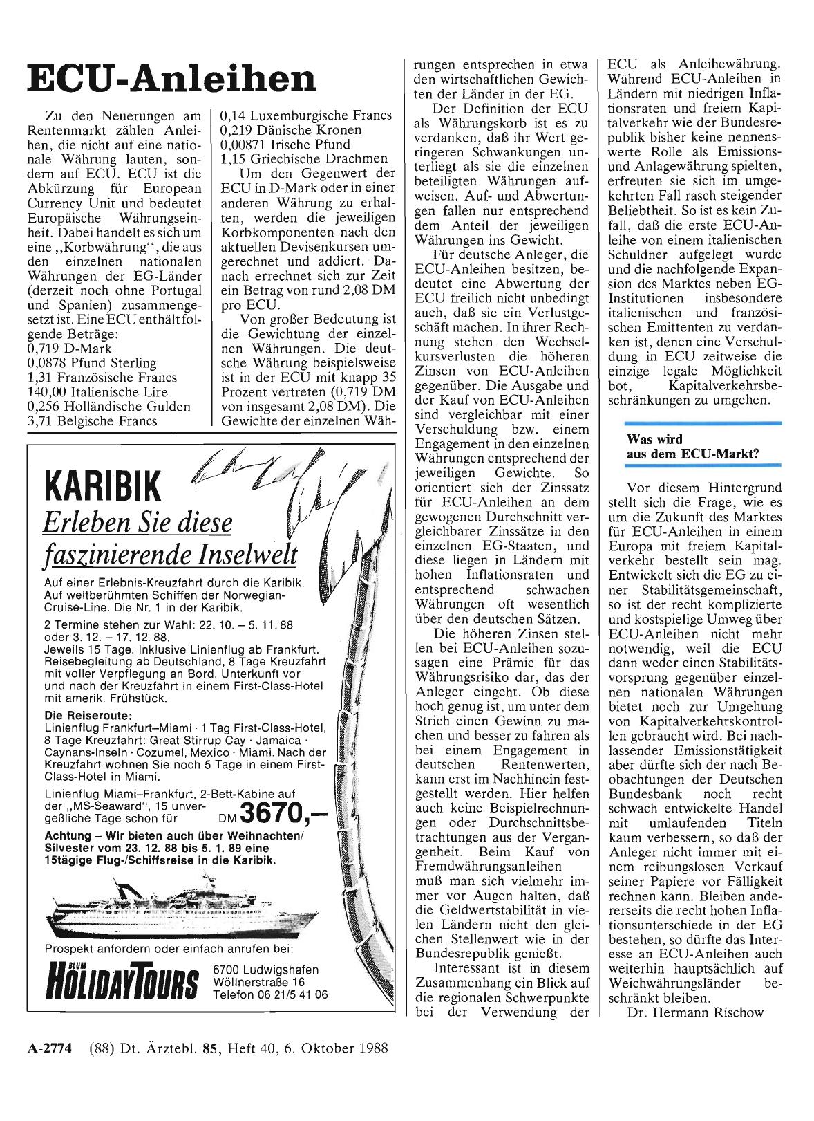Vorschauseite 1: ECU-Anleihen
