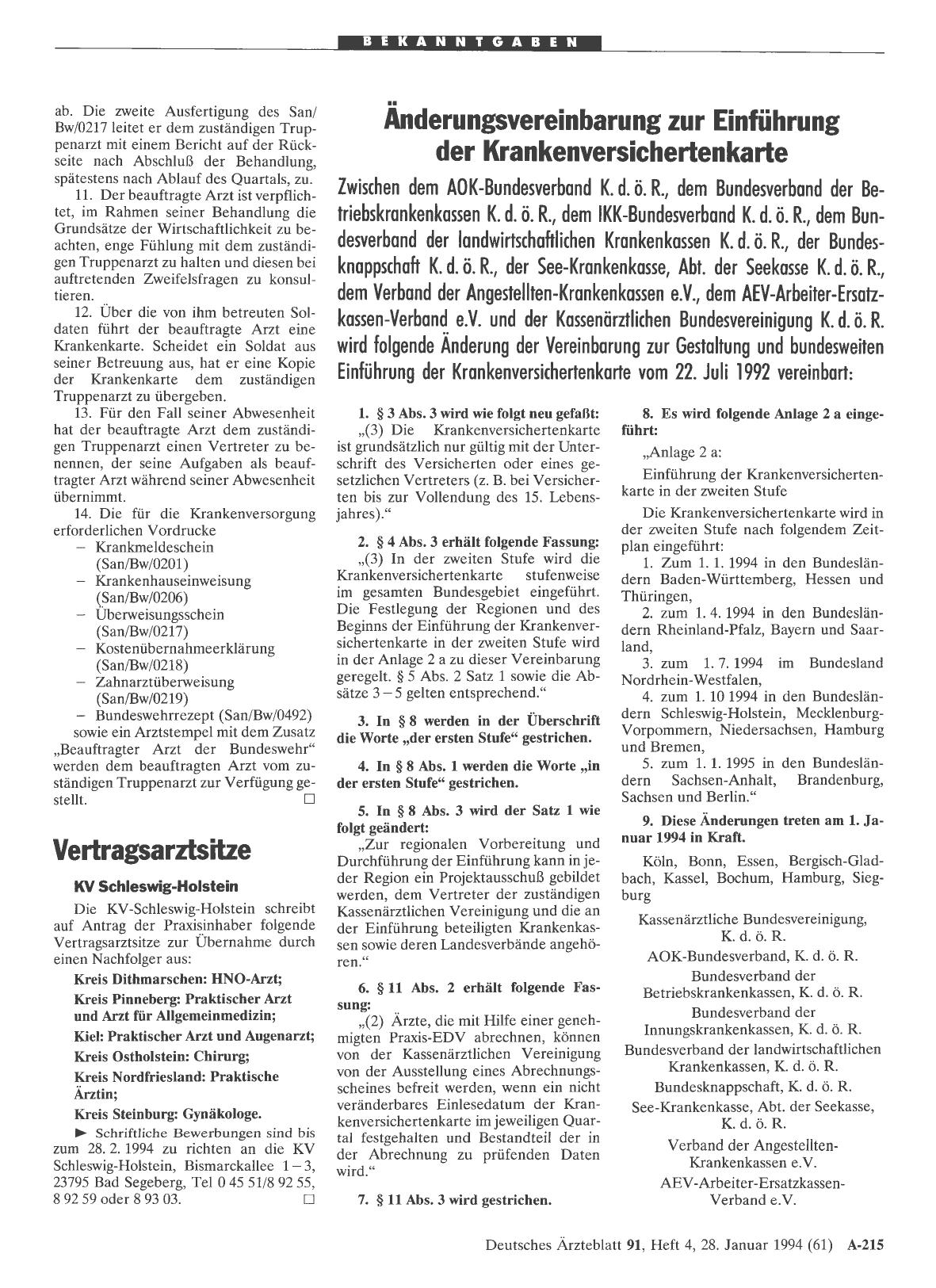 Vorschauseite 1: Vertragsarztsitze