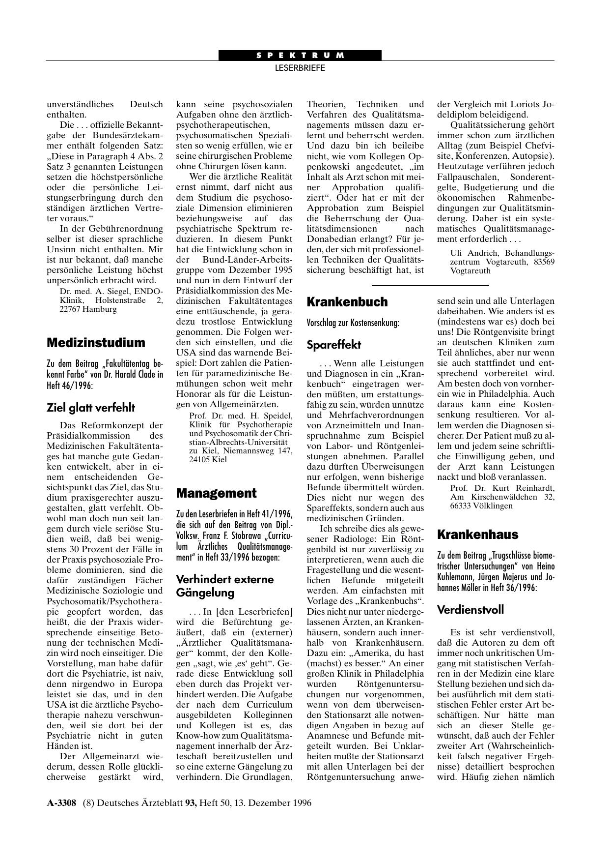 Vorschauseite 1: Management: Verhindert externe Gängelung