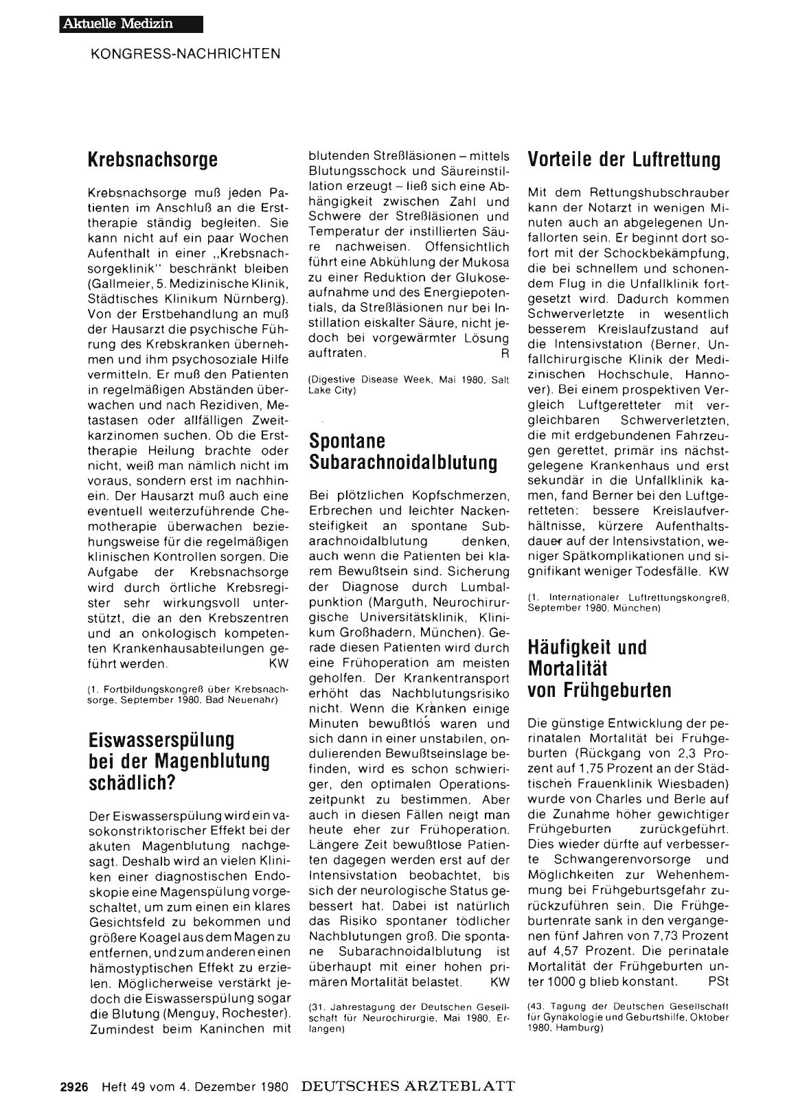 Vorschauseite 1: Krebsnachsorge