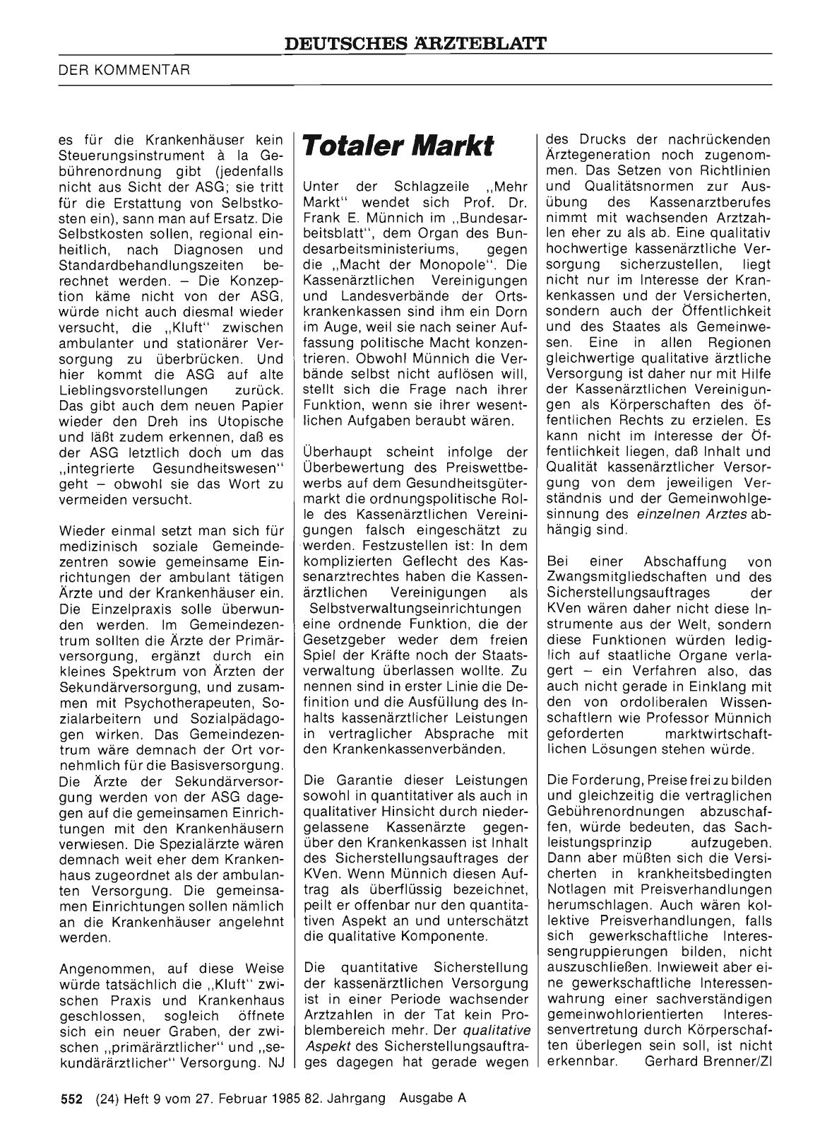 Vorschauseite 1: Totaler Markt