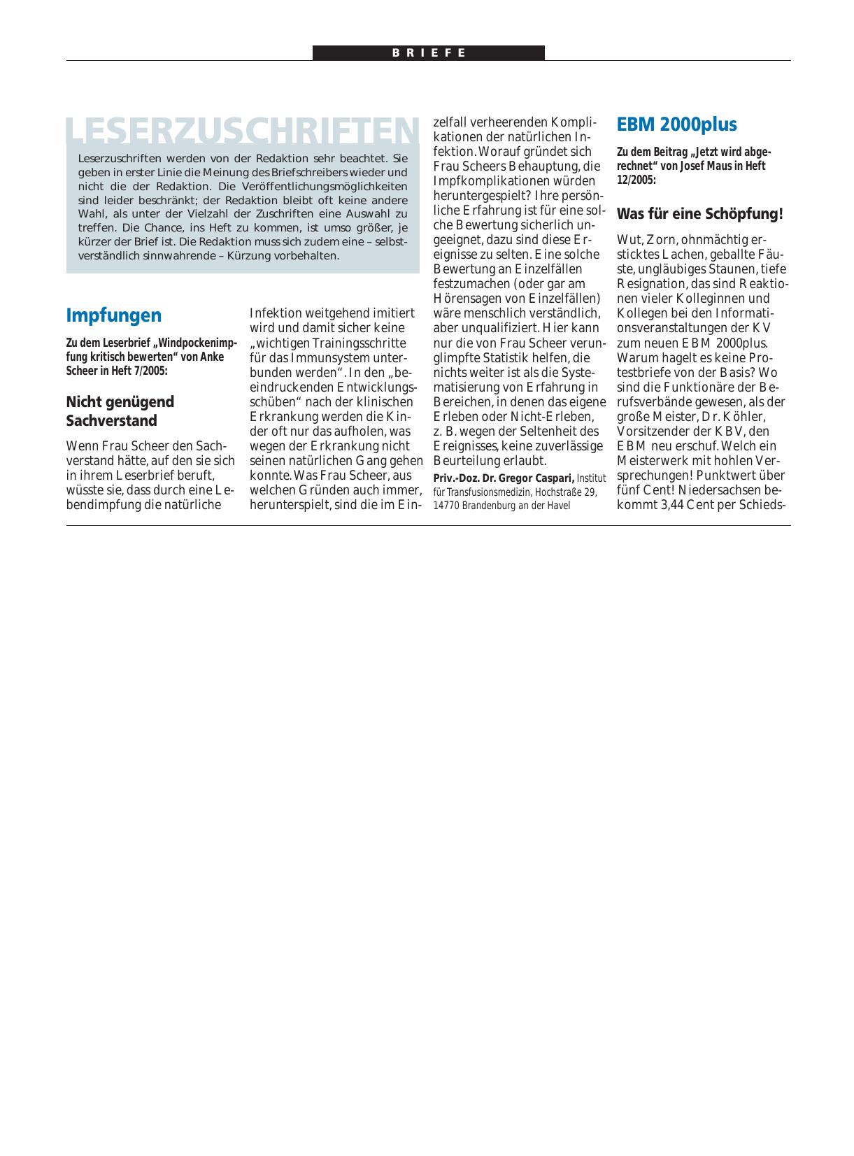 Vorschauseite 1: EBM 2000plus: Was für eine Schöpfung!