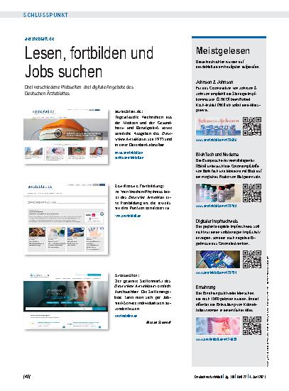 Vorschauseite 1: Meistgelesen