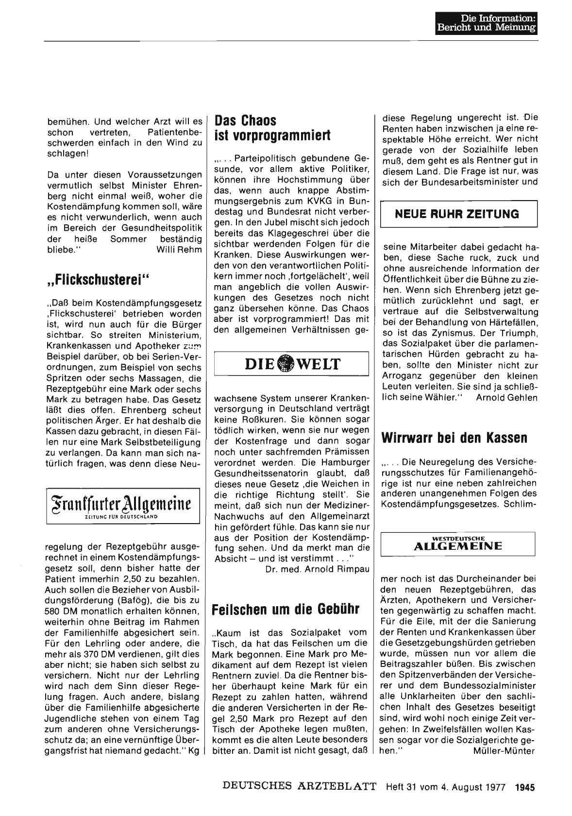 Vorschauseite 1: Das Chaos ist vorprogrammiert