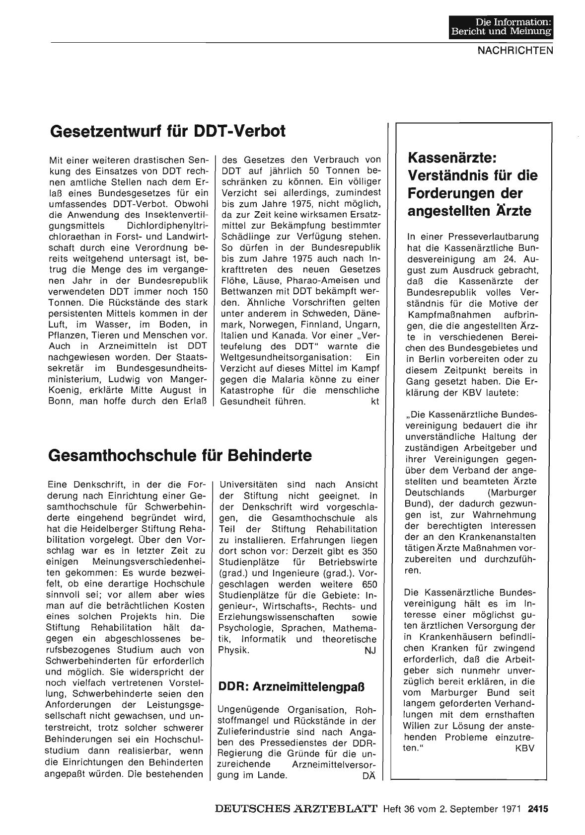 Vorschauseite 1: Kassenärzte: Verständnis für die Forderungen der angestellten Ärzte