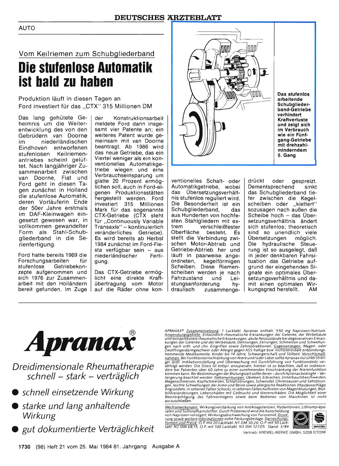 Vorschauseite 1: Die stufenlose Automatik ist bald zu haben