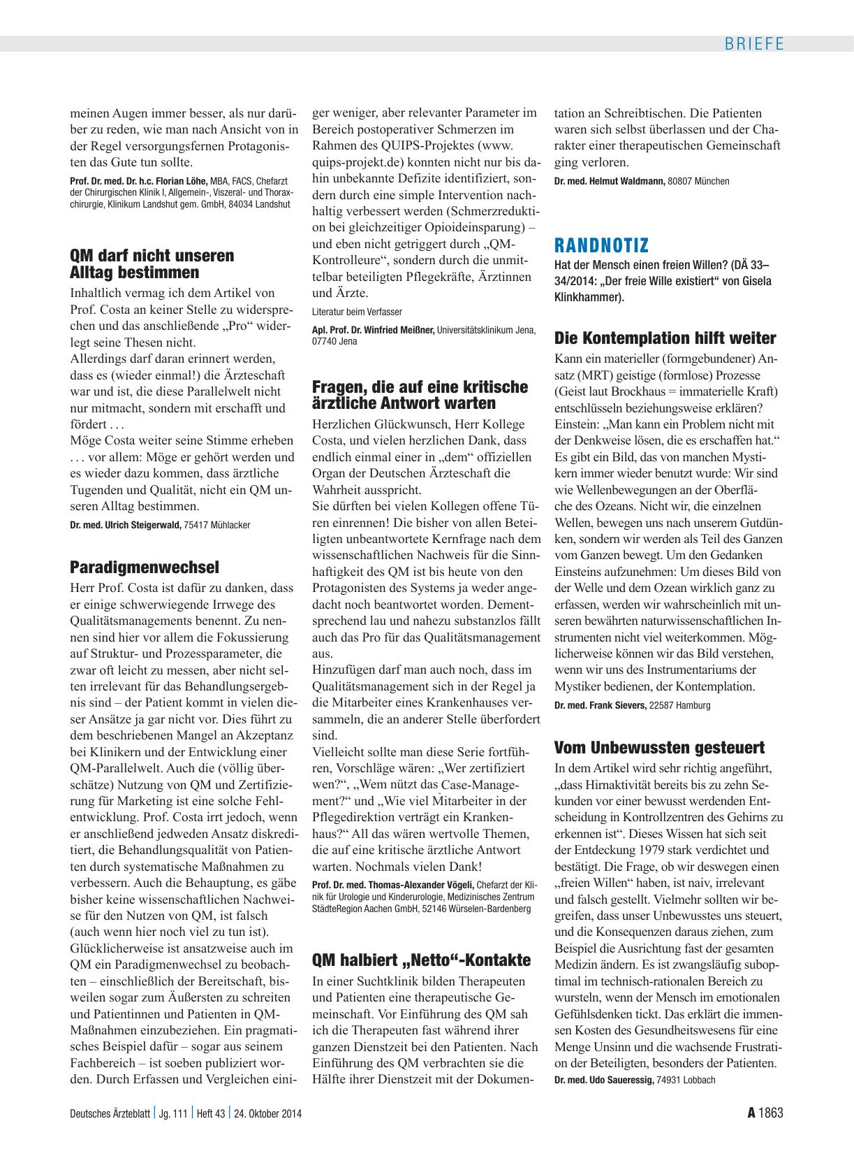 Vorschauseite 1: Qualitätsmanagement: Paradigmenwechsel