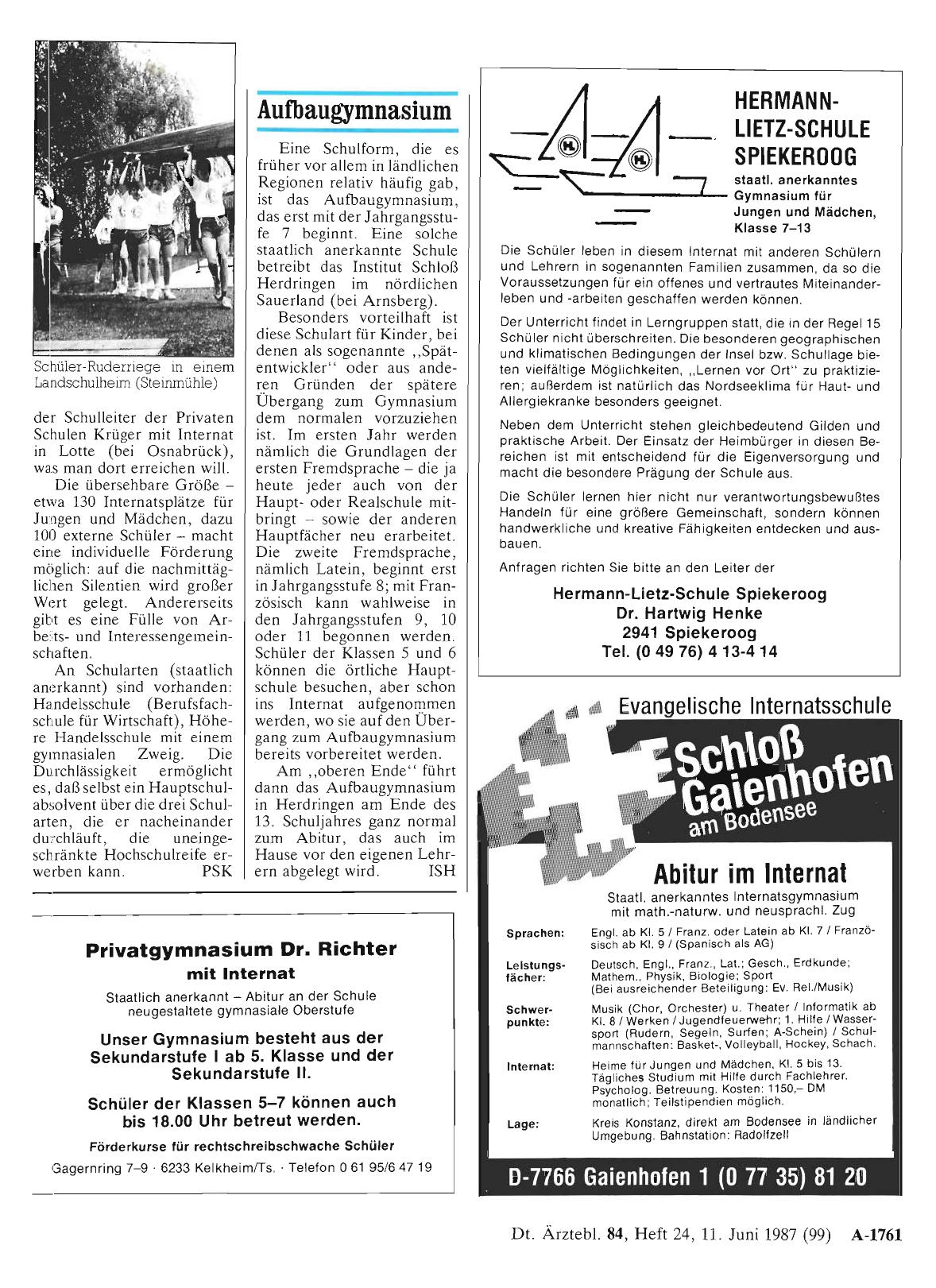 Vorschauseite 1: Aufbaugymnasium