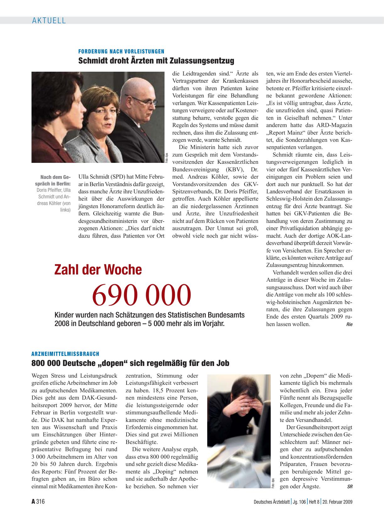 Vorschauseite 1: Zahl der Woche: 690000