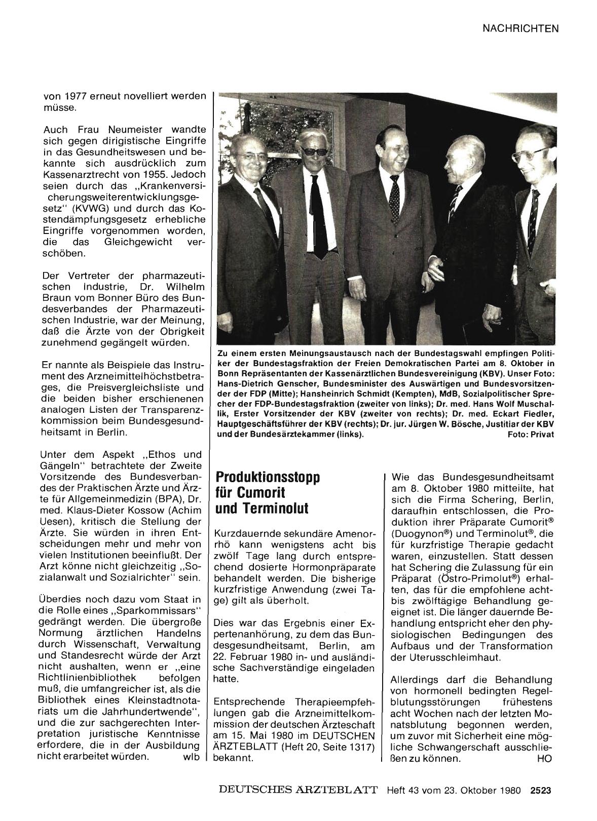 Vorschauseite 1: Erster Meinungsaustausch