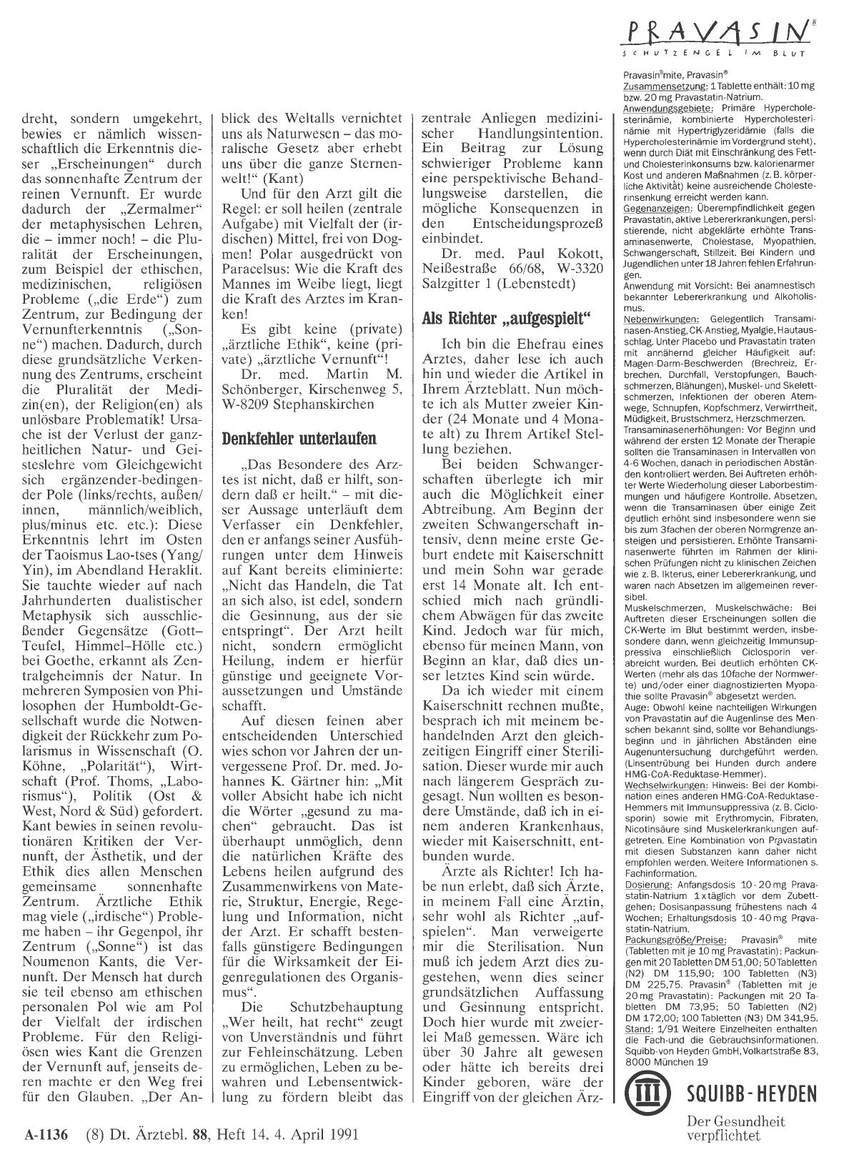 Vorschauseite 1: ETHIK: Denkfehler unterlaufen