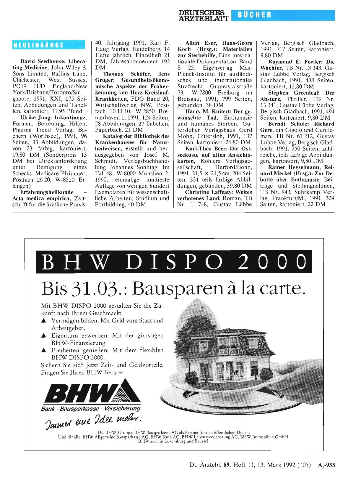 Vorschauseite 1: Neueingänge