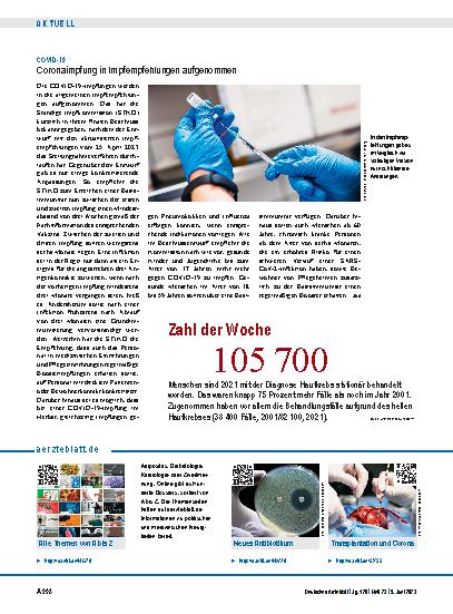 Vorschauseite 1: Zahl der Woche: 105.700