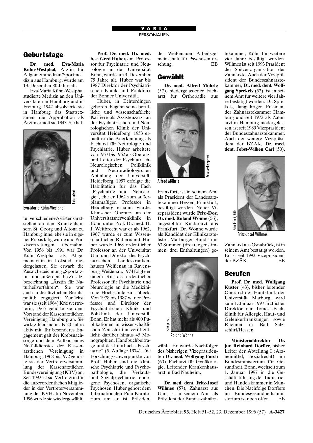 Vorschauseite 1: Geburtstage