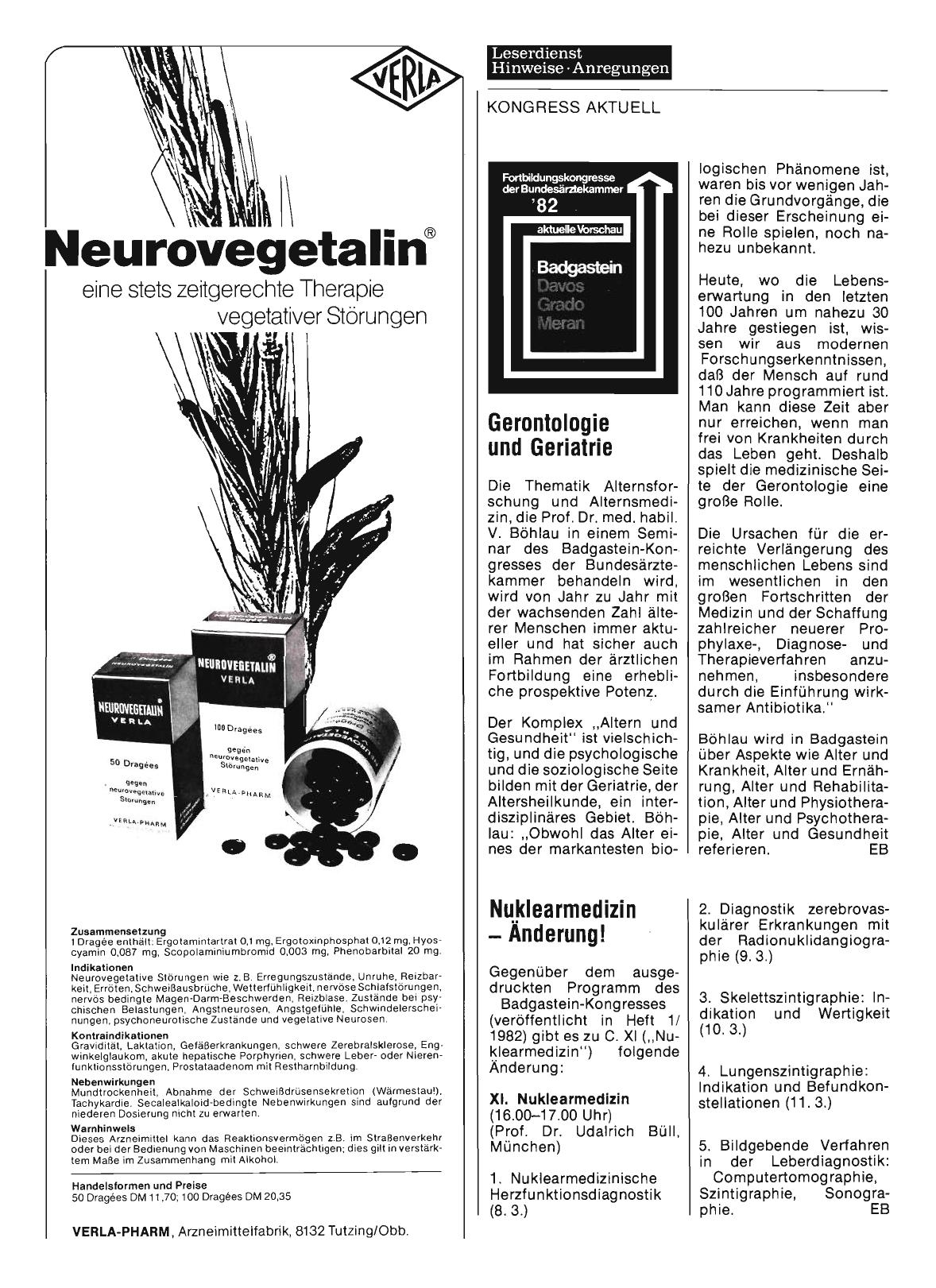 Vorschauseite 1: Nuklearmedizin — Änderung!