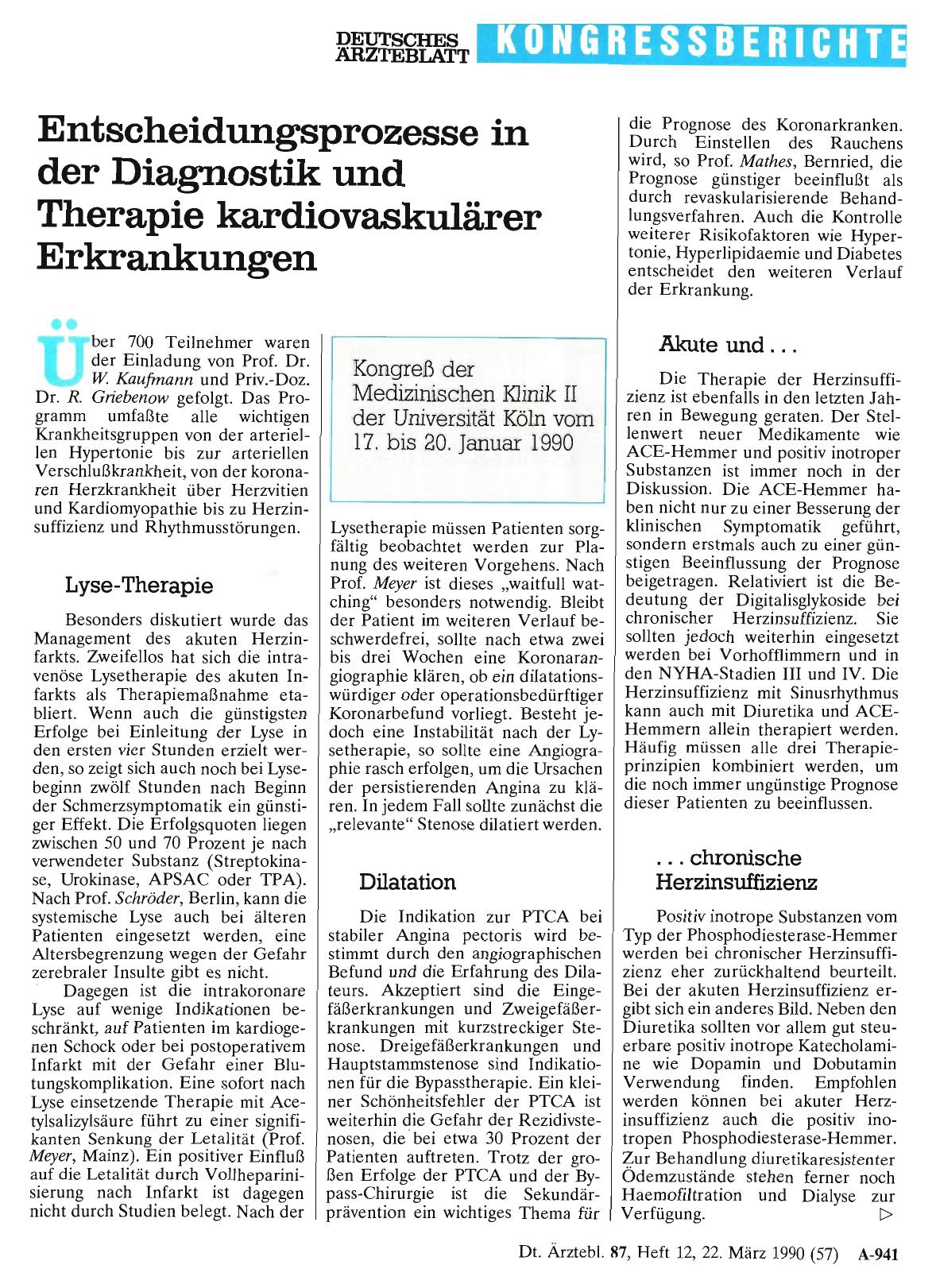 Vorschauseite 1: Entscheidungsprozesse in der Diagnostik und Therapie kardiovaskulärer Erkrankungen