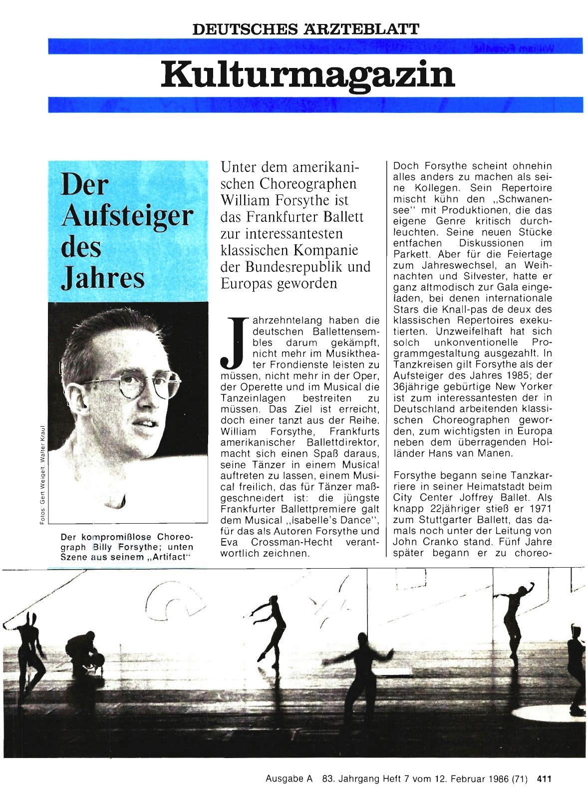 Vorschauseite 1: Der Aufsteiger des Jahres