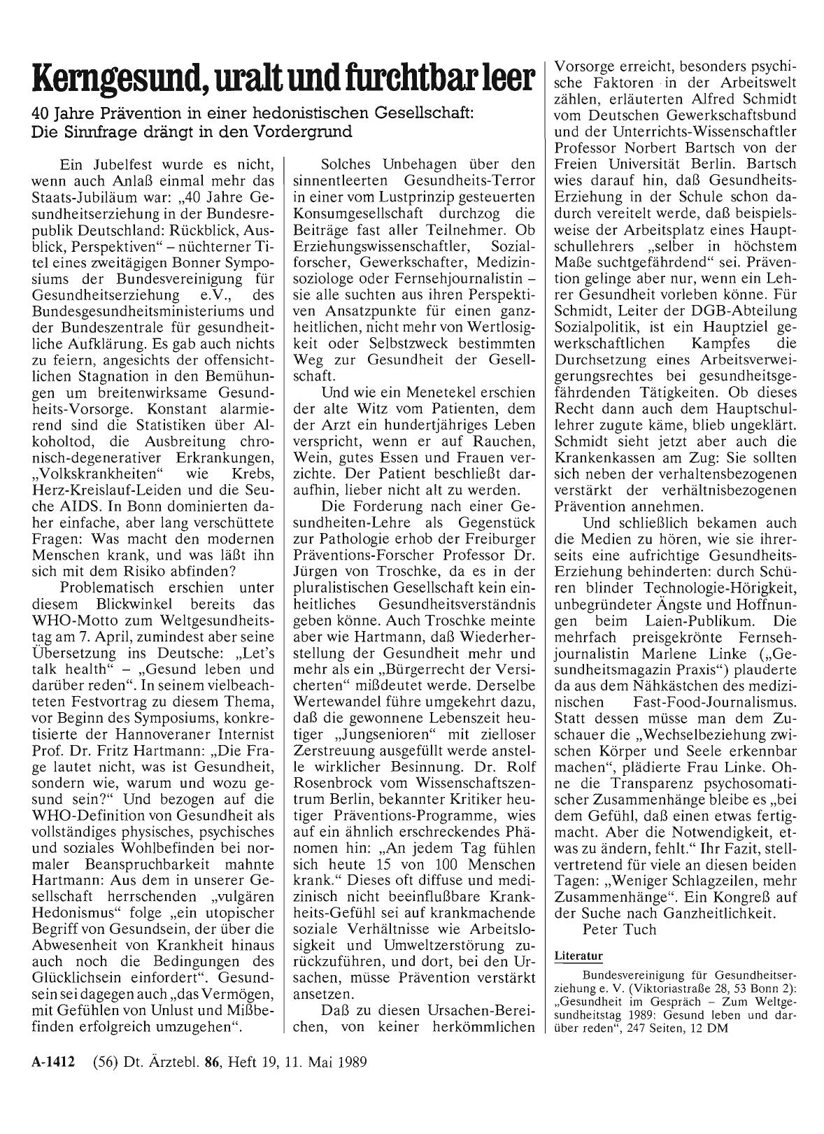 Vorschauseite 1: Kerngesund, uralt und furchtbar leer