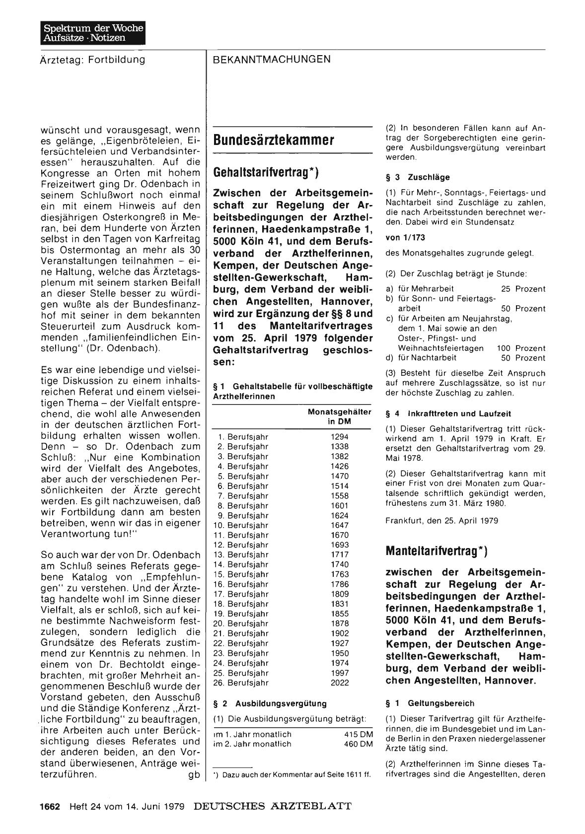 Vorschauseite 1: Bundesärztekammer