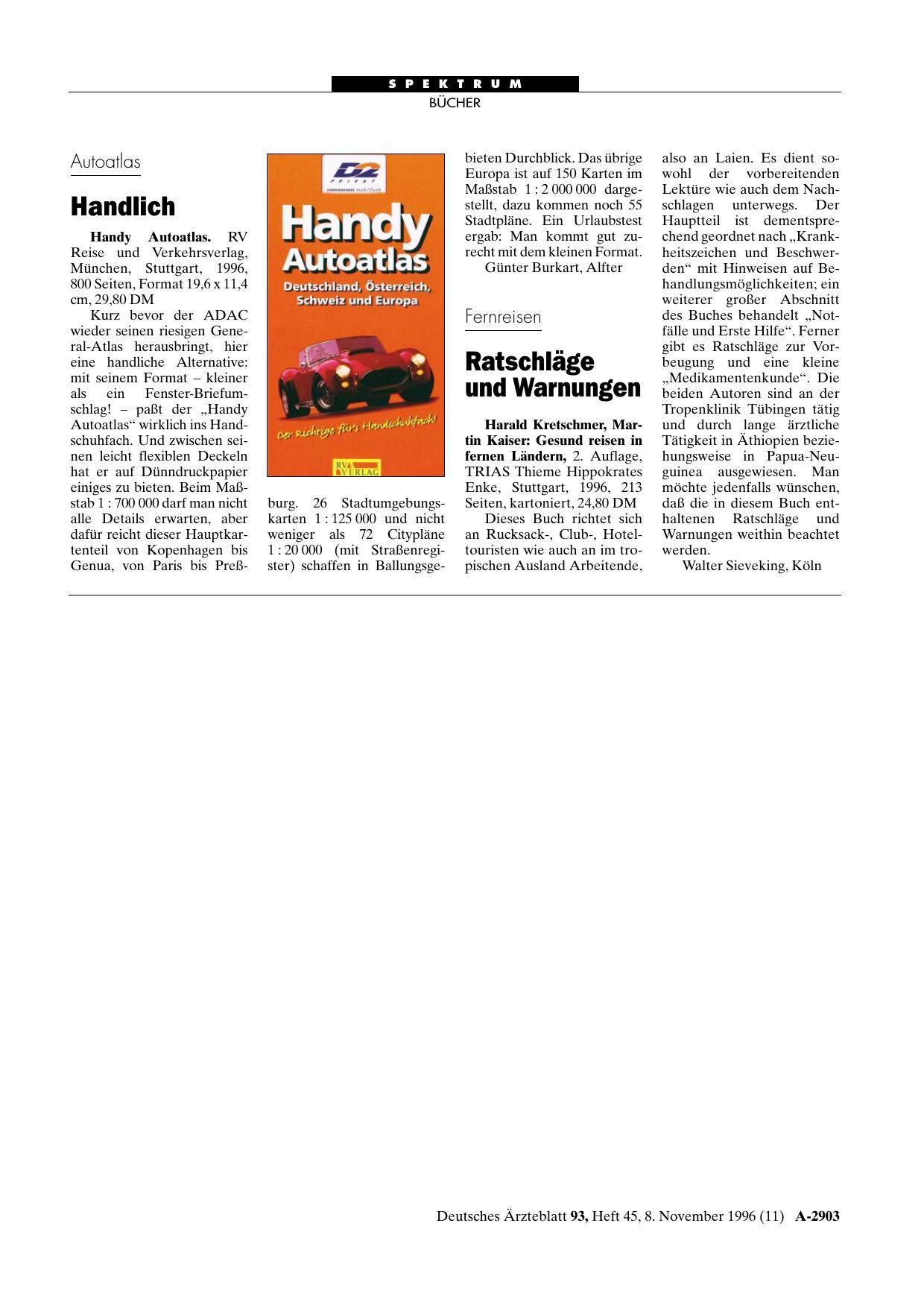 Vorschauseite 1: Handy Autoatlas