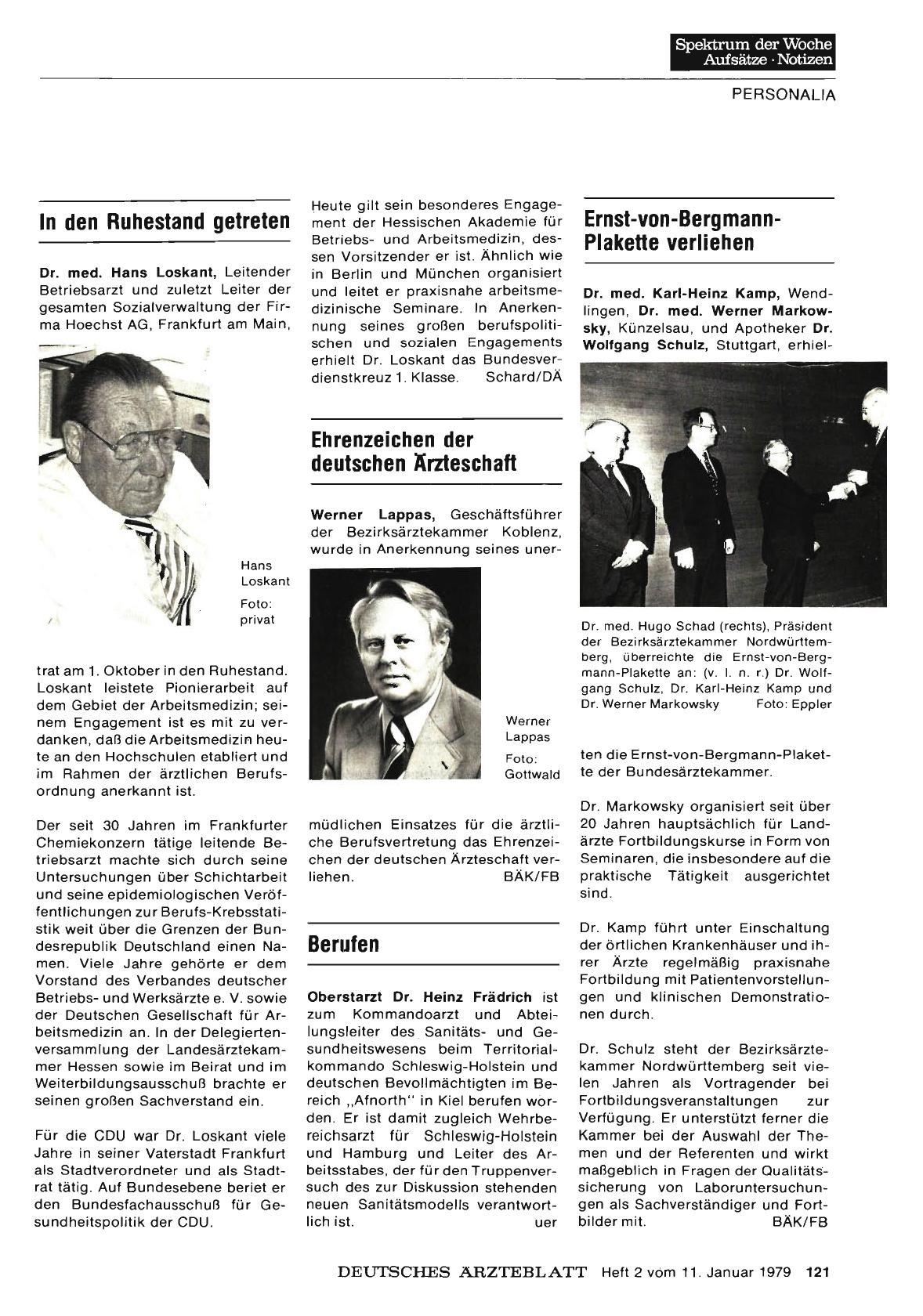 Vorschauseite 1: Berufen