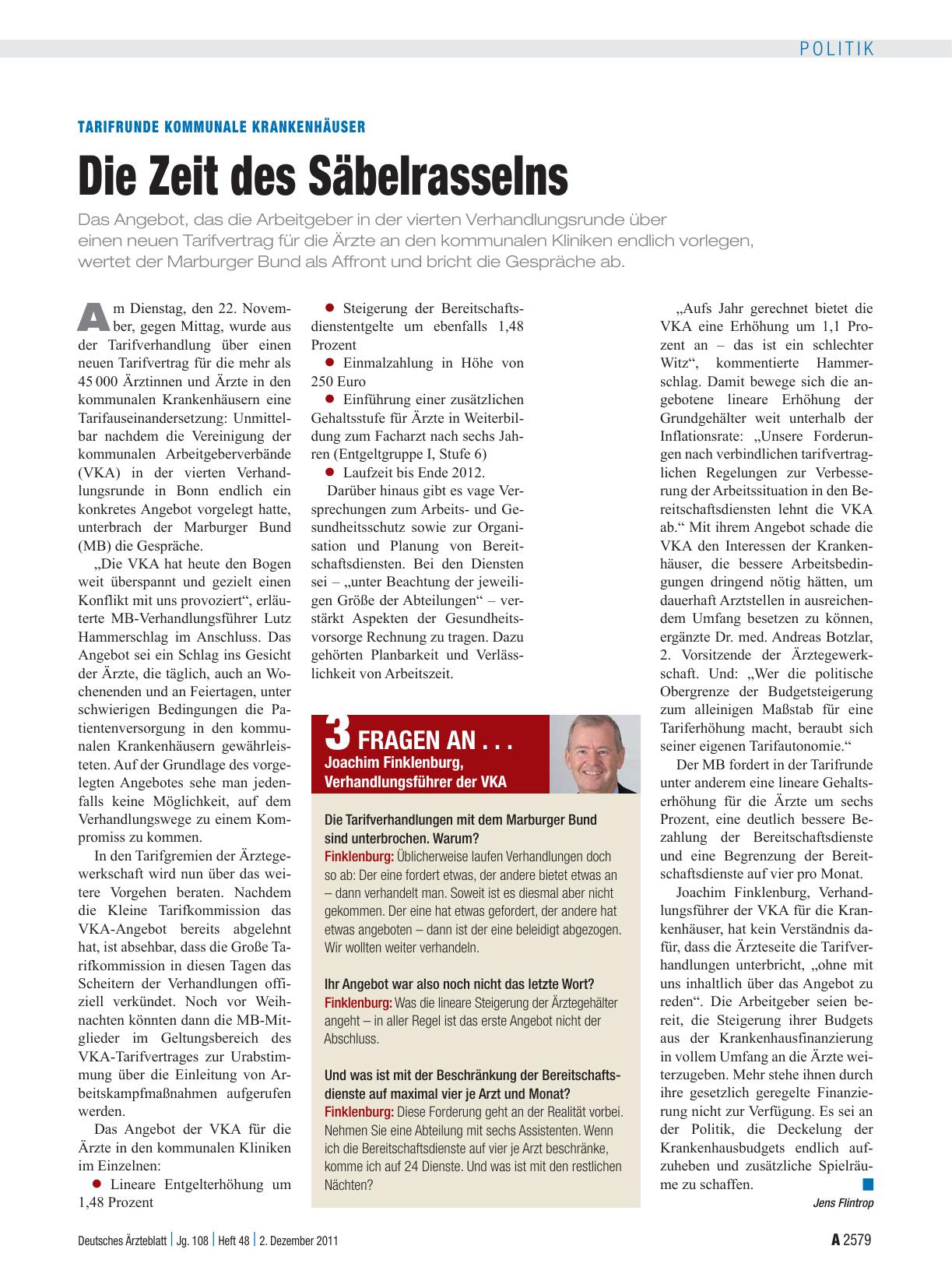 Vorschauseite 1: Tarifrunde Kommunale Krankenhäuser: Die Zeit des Säbelrasselns