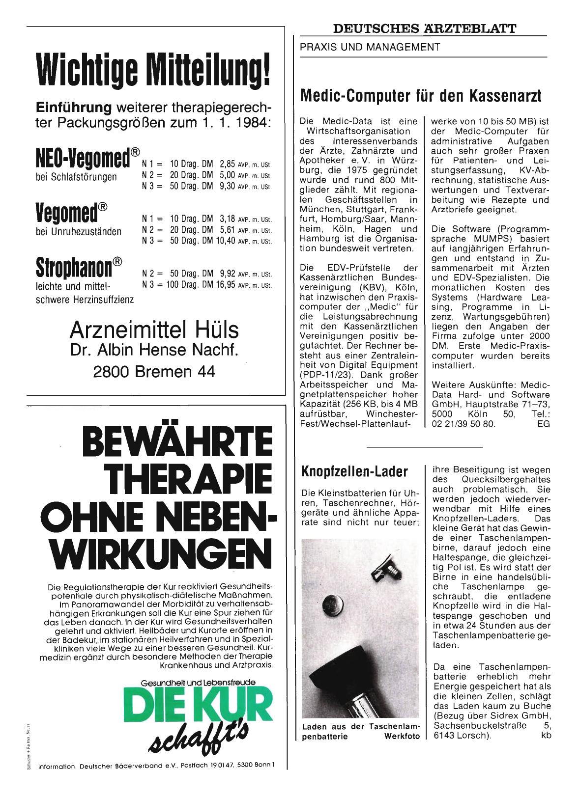 Vorschauseite 1: Medic-Computer für den Kassenarzt