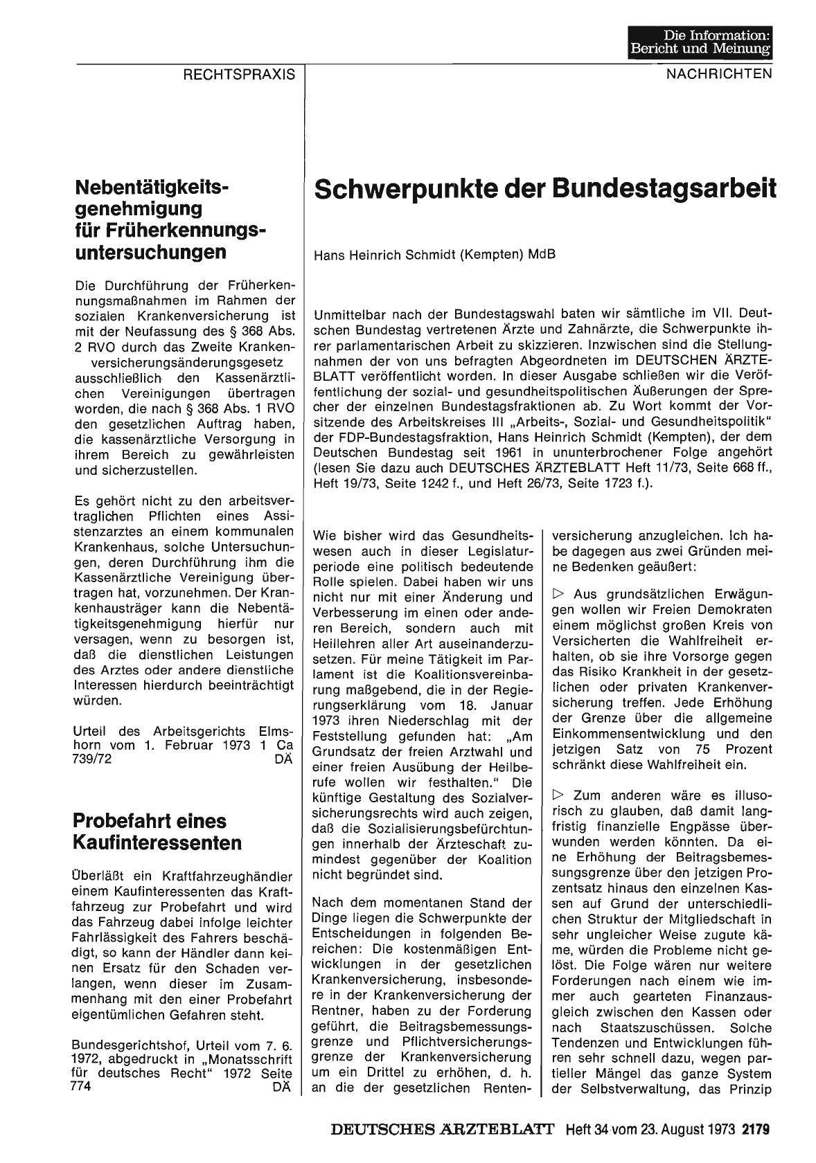 Vorschauseite 1: Nebentätigkeitsgenehmigung für Früherkennungsuntersuchungen