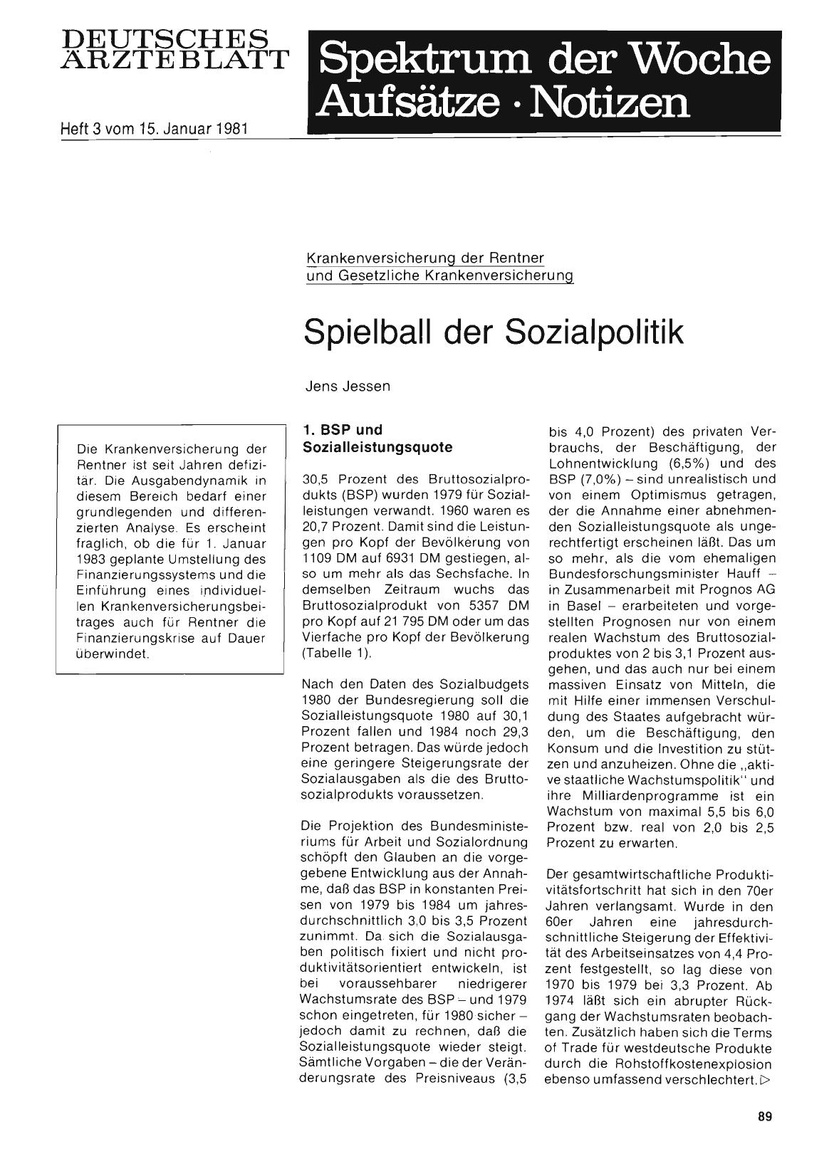 Vorschauseite 1: Krankenversicherung der Rentner und Gesetzliche Krankenversicherung: Spielball der Sozialpolitik