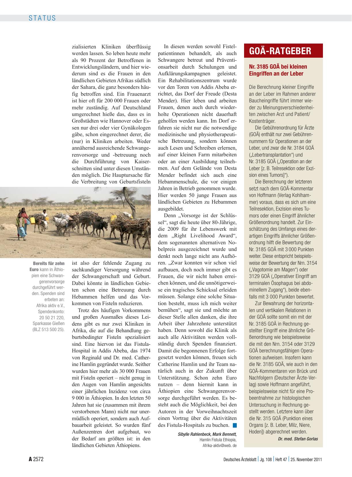 Vorschauseite 1: Nr. 3185 GOÄ bei kleinen Eingriffen an der Leber