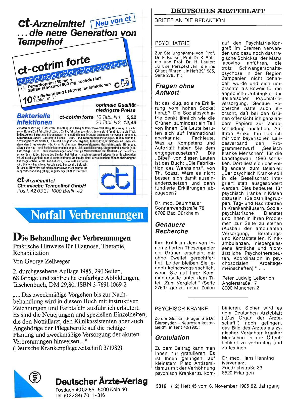 Vorschauseite 1: PSYCHIATRIE: Genauere Recherche