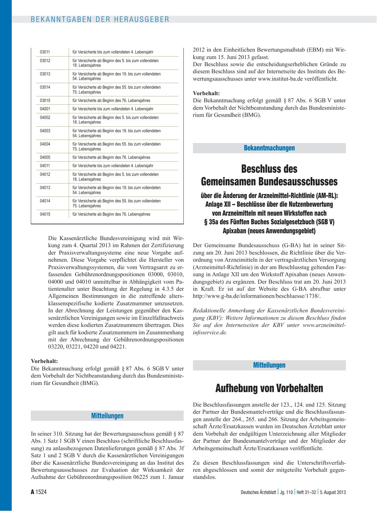 Vorschauseite 1: Mitteilungen