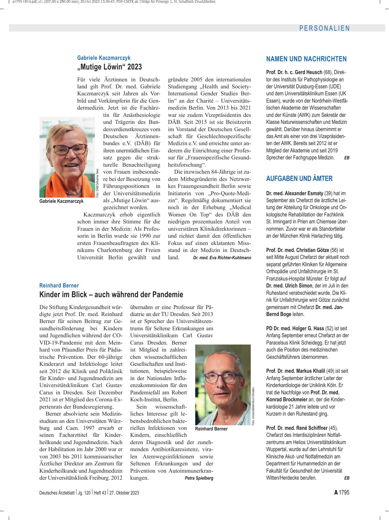 Vorschauseite 1: Aufgaben und Ämter