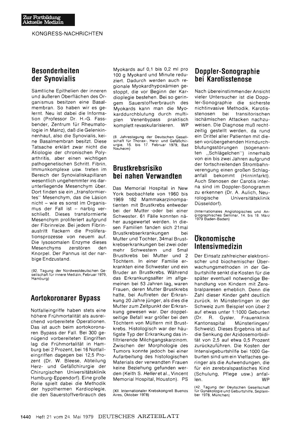 Vorschauseite 1: Aortokoronarer Bypass