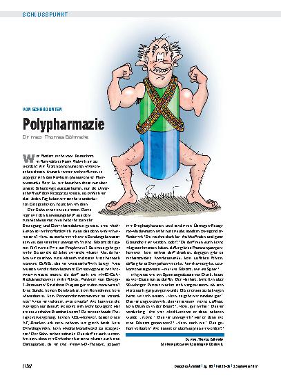 Vorschauseite 1: Von schräg unten: Polypharmazie