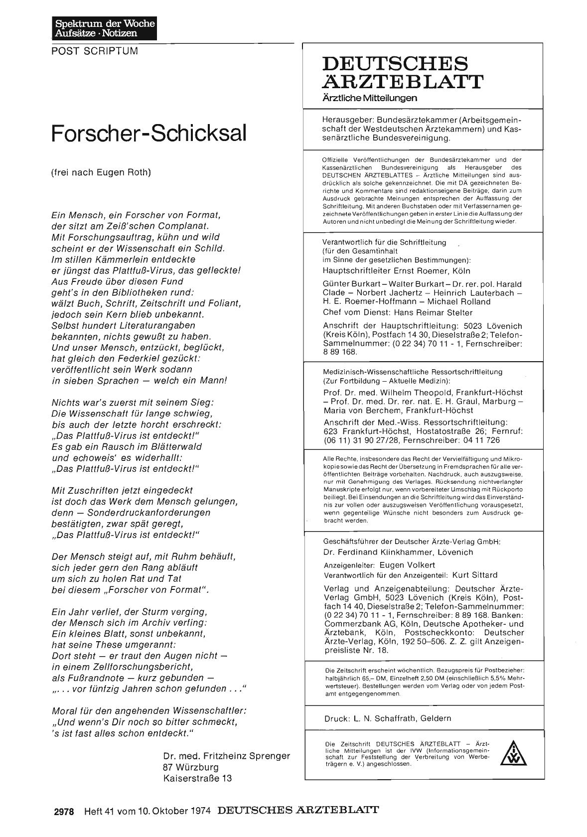 Vorschauseite 1: Forscher-Schicksal