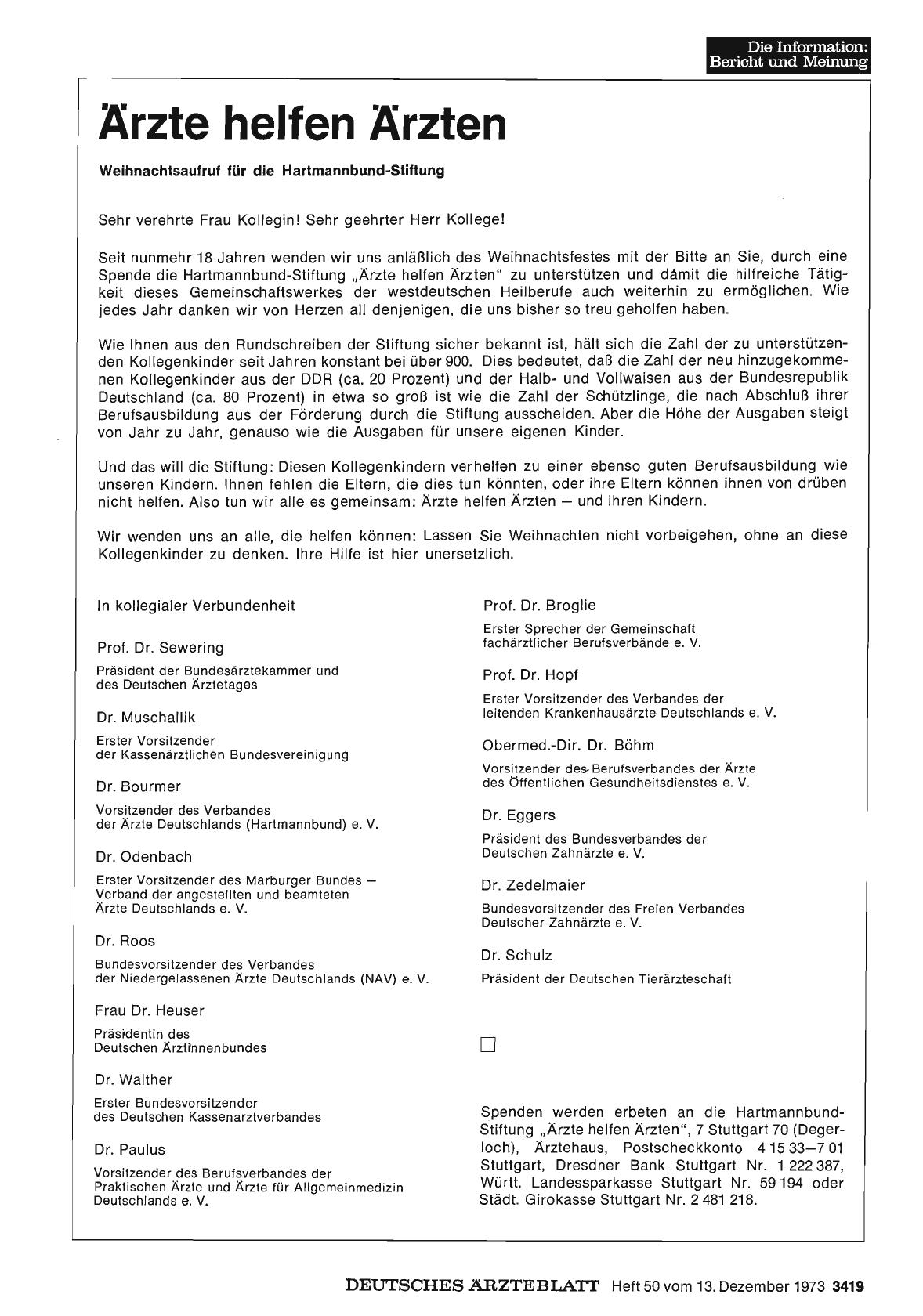 Vorschauseite 1: Ärzte helfen Ärzten