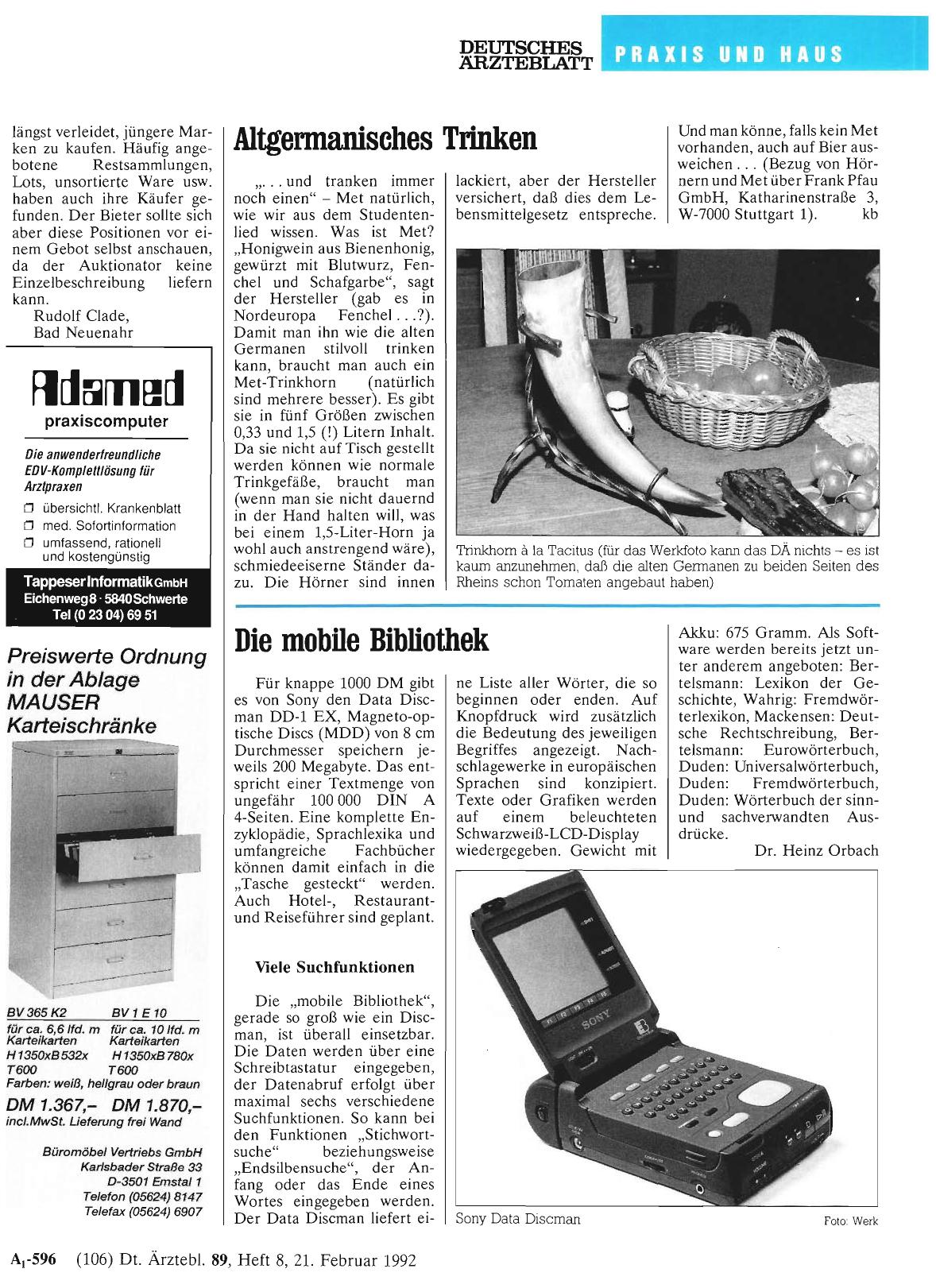 Vorschauseite 1: Die mobile Bibliothek