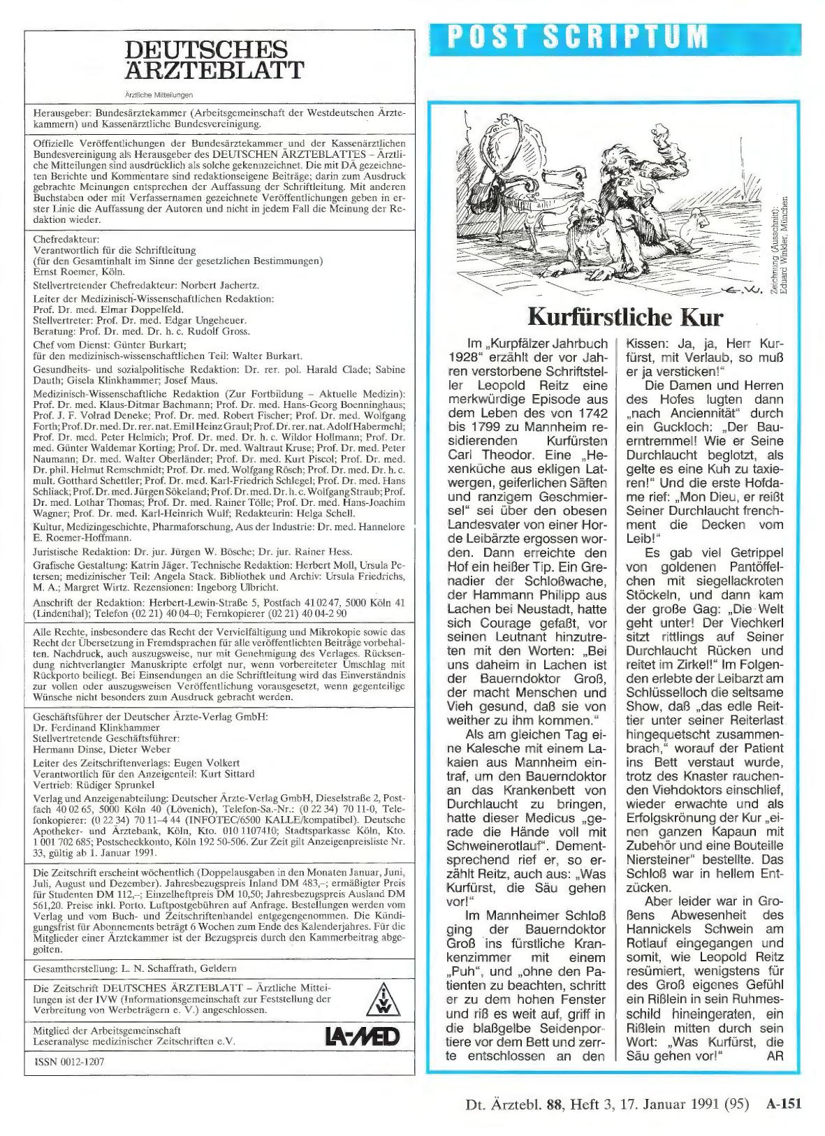 Vorschauseite 1: Kurfürstliche Kur