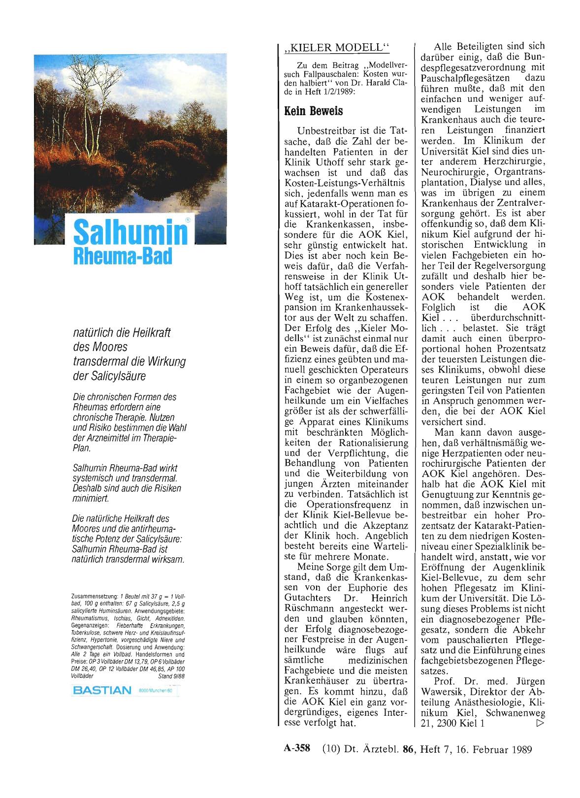 Vorschauseite 1: „KIELER MODELL“: Kein Beweis