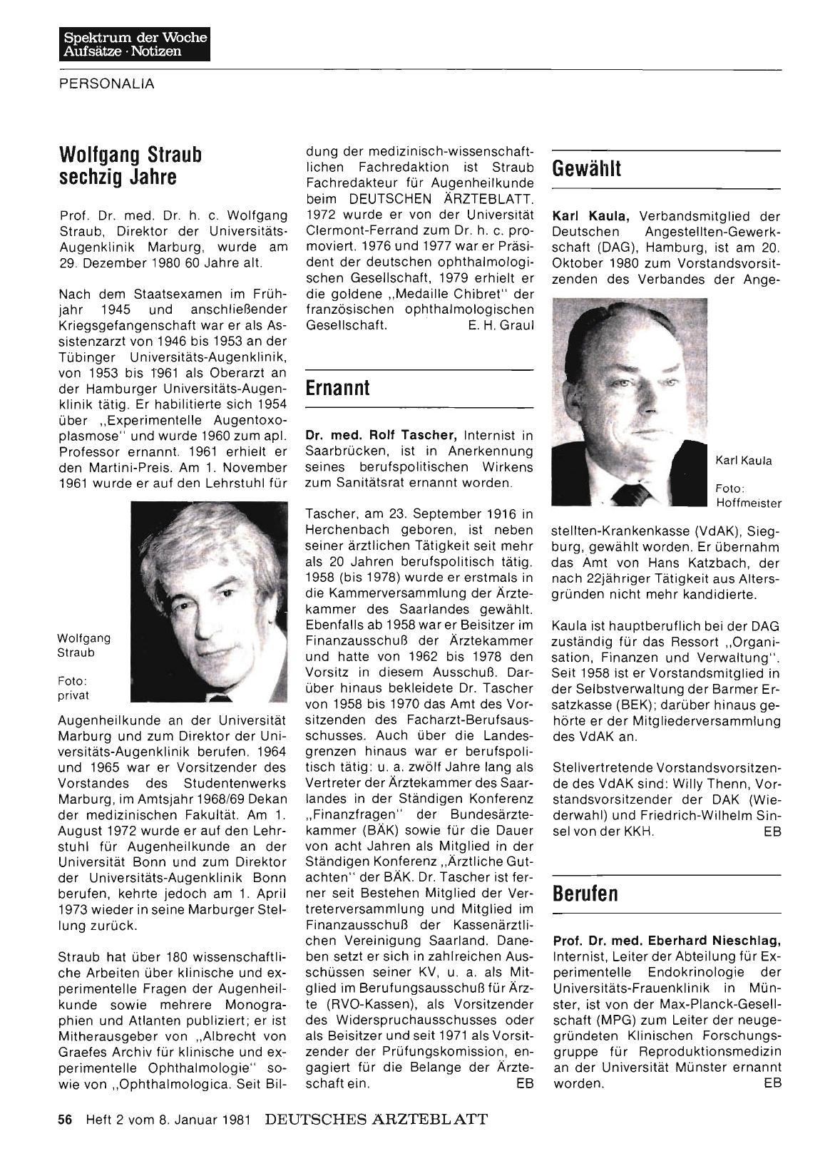 Vorschauseite 1: Berufen
