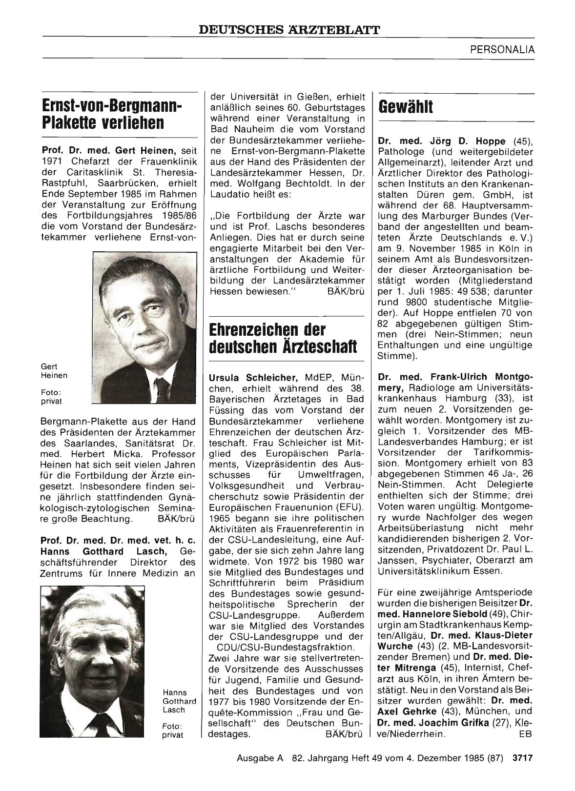 Vorschauseite 1: Ehrenzeichen der deutschen Ärzteschaft