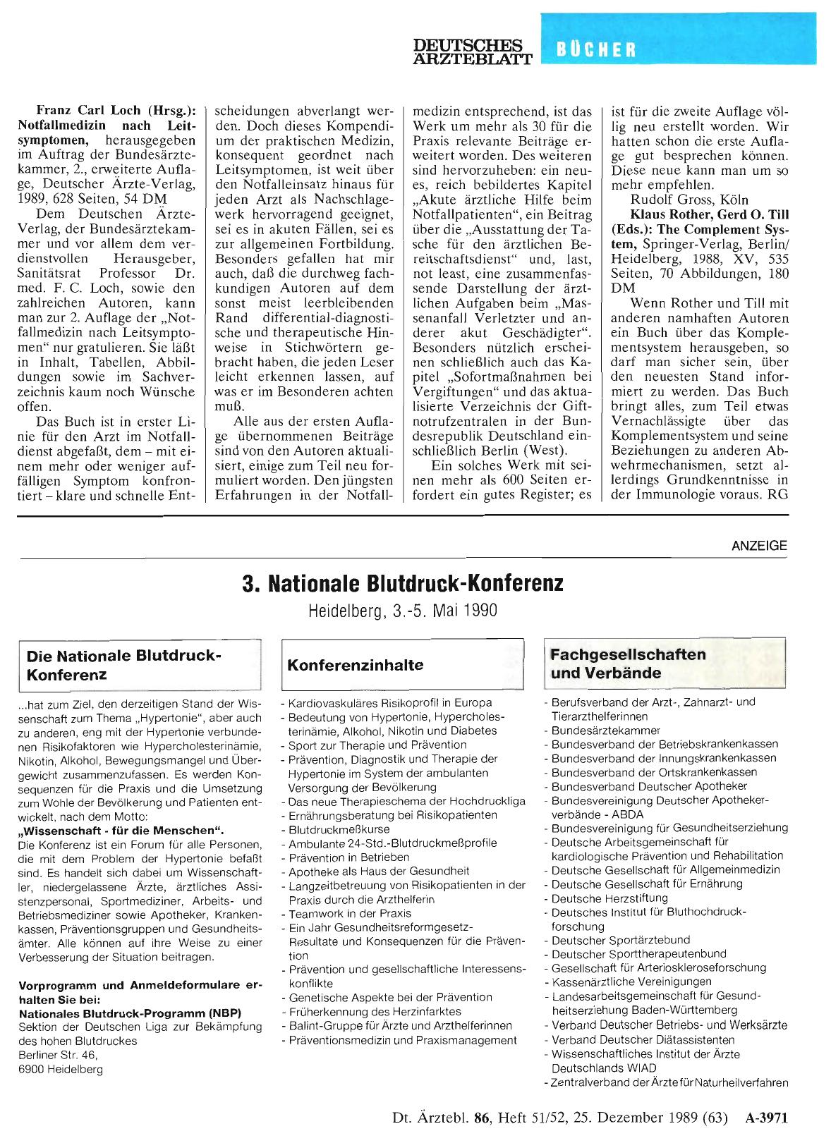 Vorschauseite 1: Klaus Rother, Gerd 0. Till (Eds. ): The Complement System