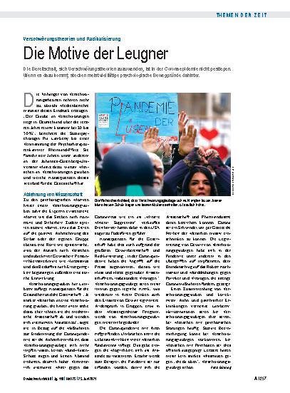 Vorschauseite 1: Verschwörungstheorien und Radikalisierung: Die Motive der Leugner