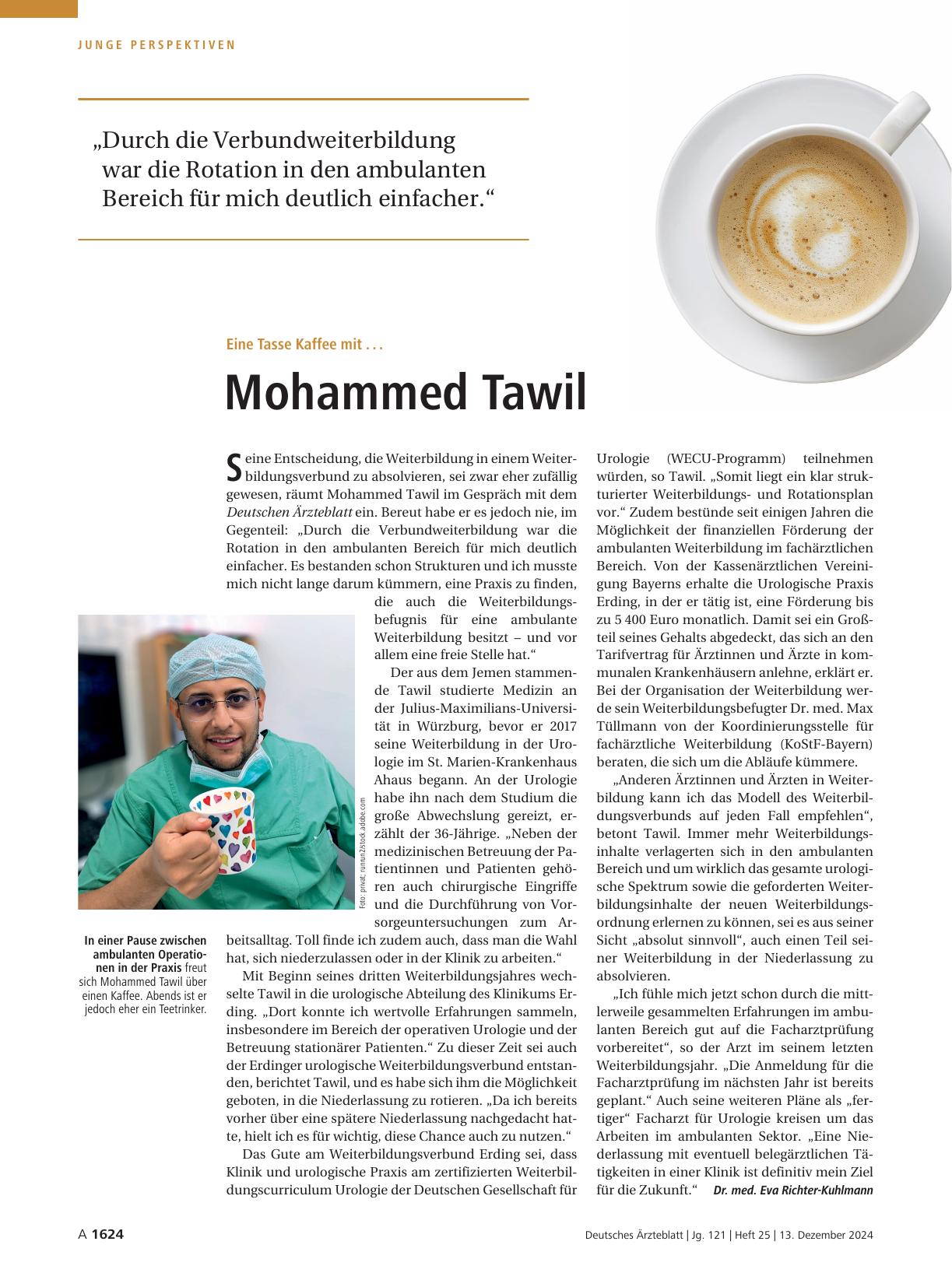 Vorschauseite 1: Eine Tasse Kaffee mit. .. : Mohammed Tawil