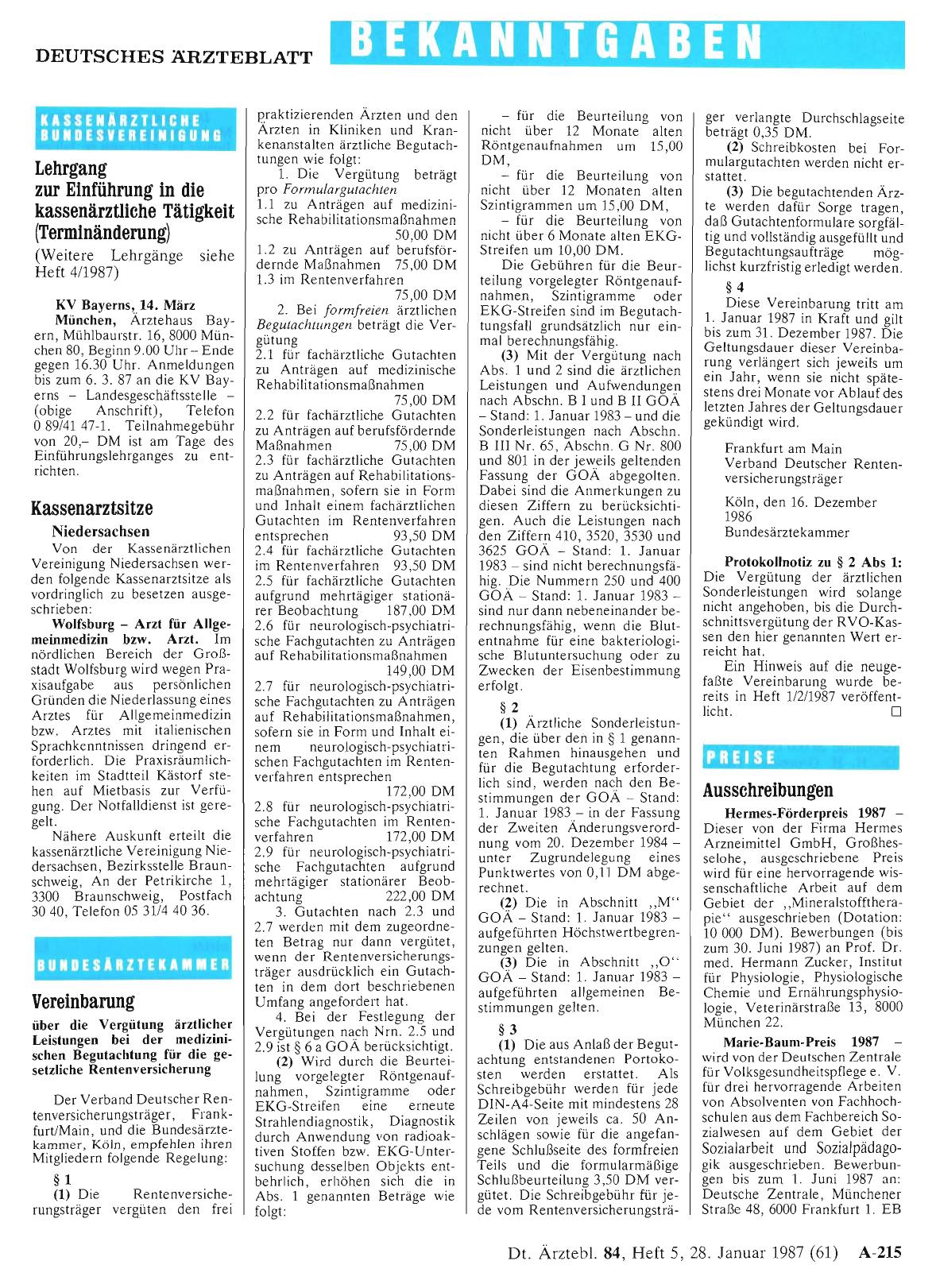 Vorschauseite 1: Kassenarztsitze