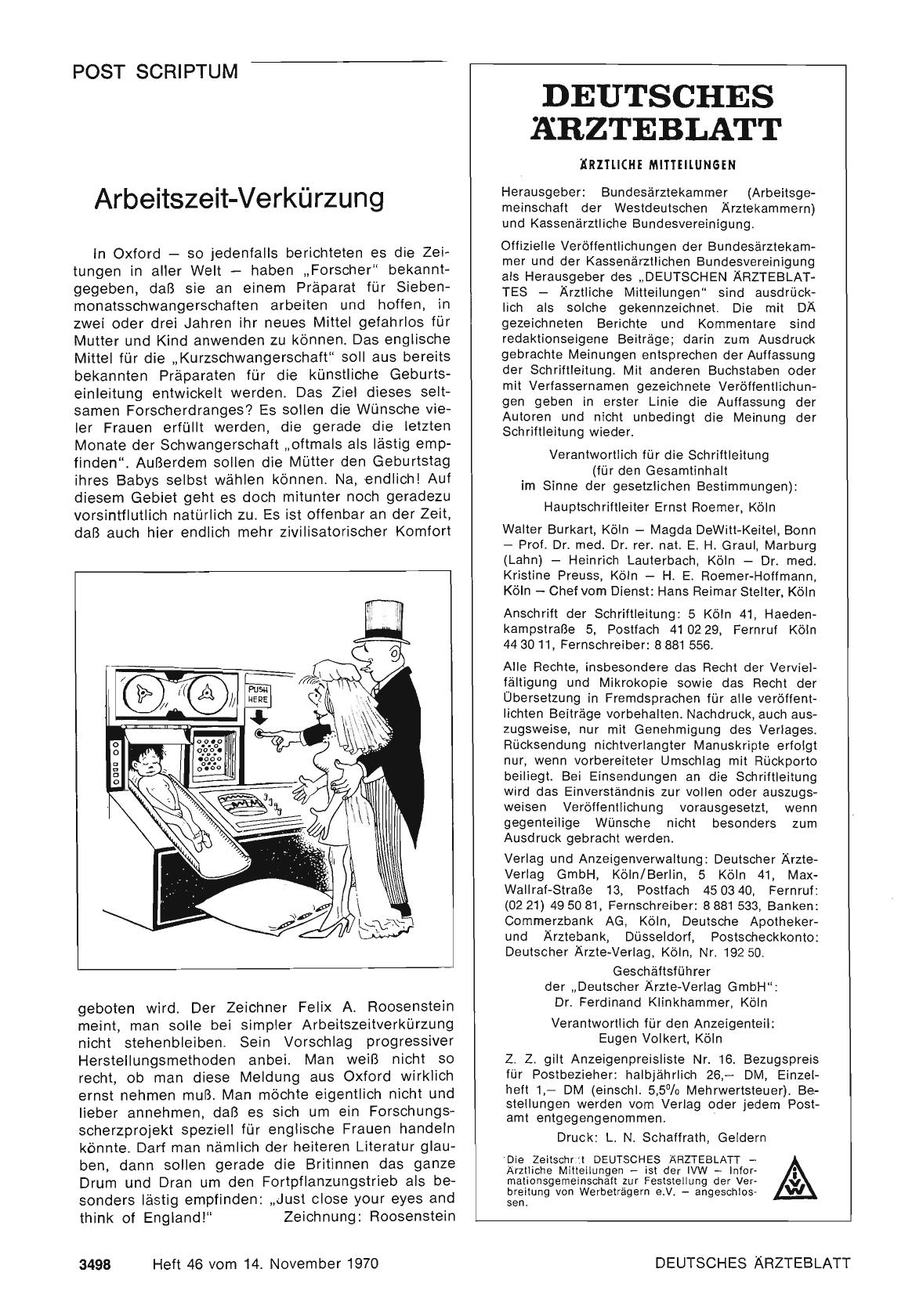 Vorschauseite 1: Arbeitszeit-Verkürzung