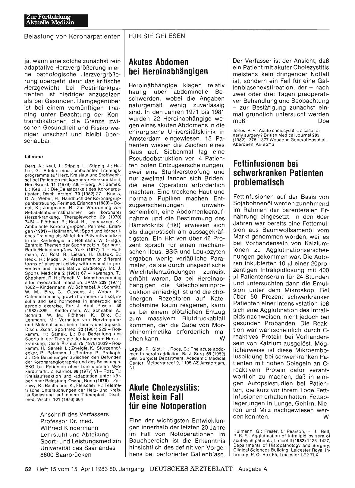 Vorschauseite 1: Akutes Abdomen bei Heroinabhängigen