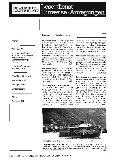 Vorschauseite 1: Reisen in Deutschland