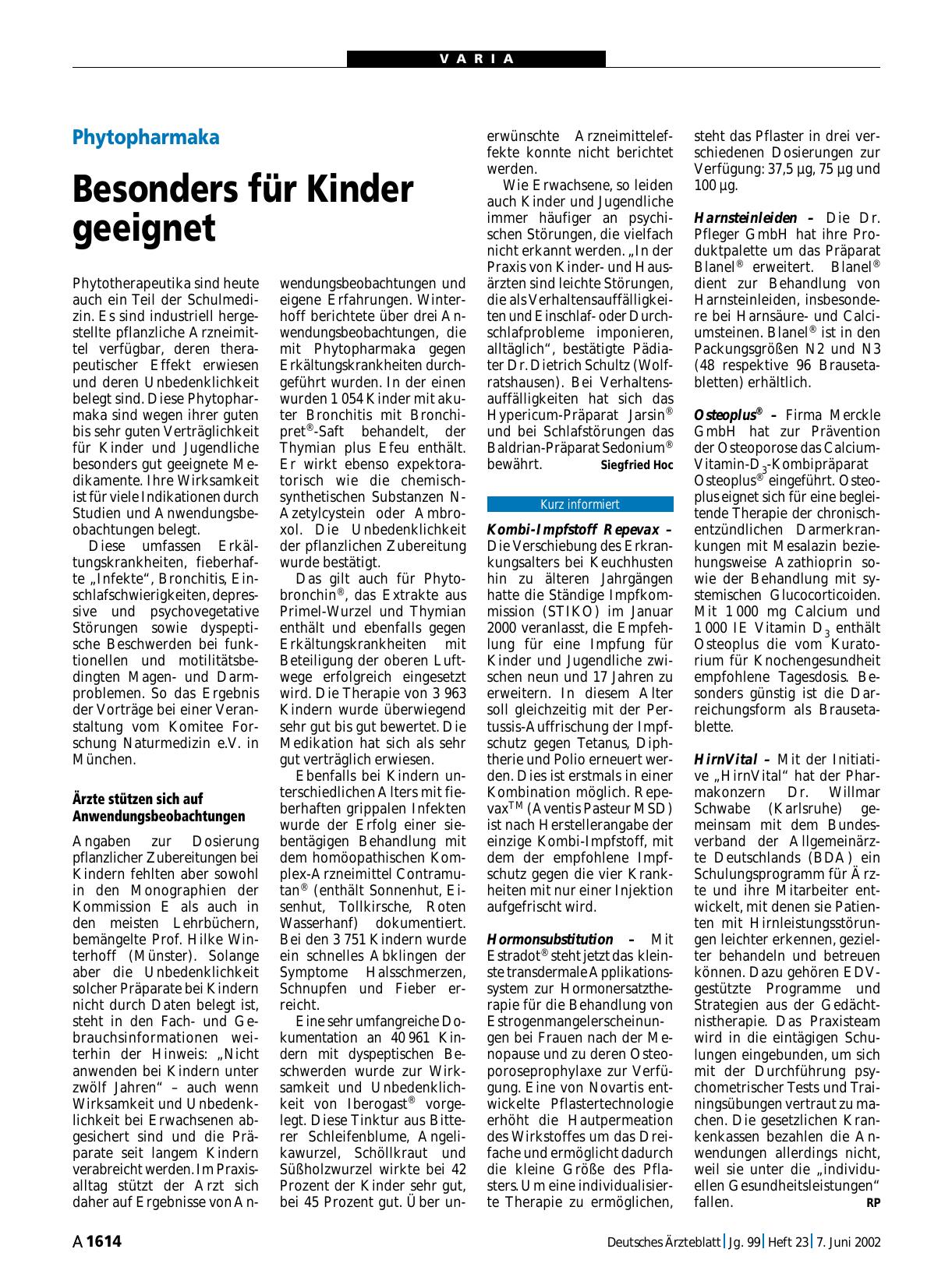 Vorschauseite 1: Harnsteinleiden